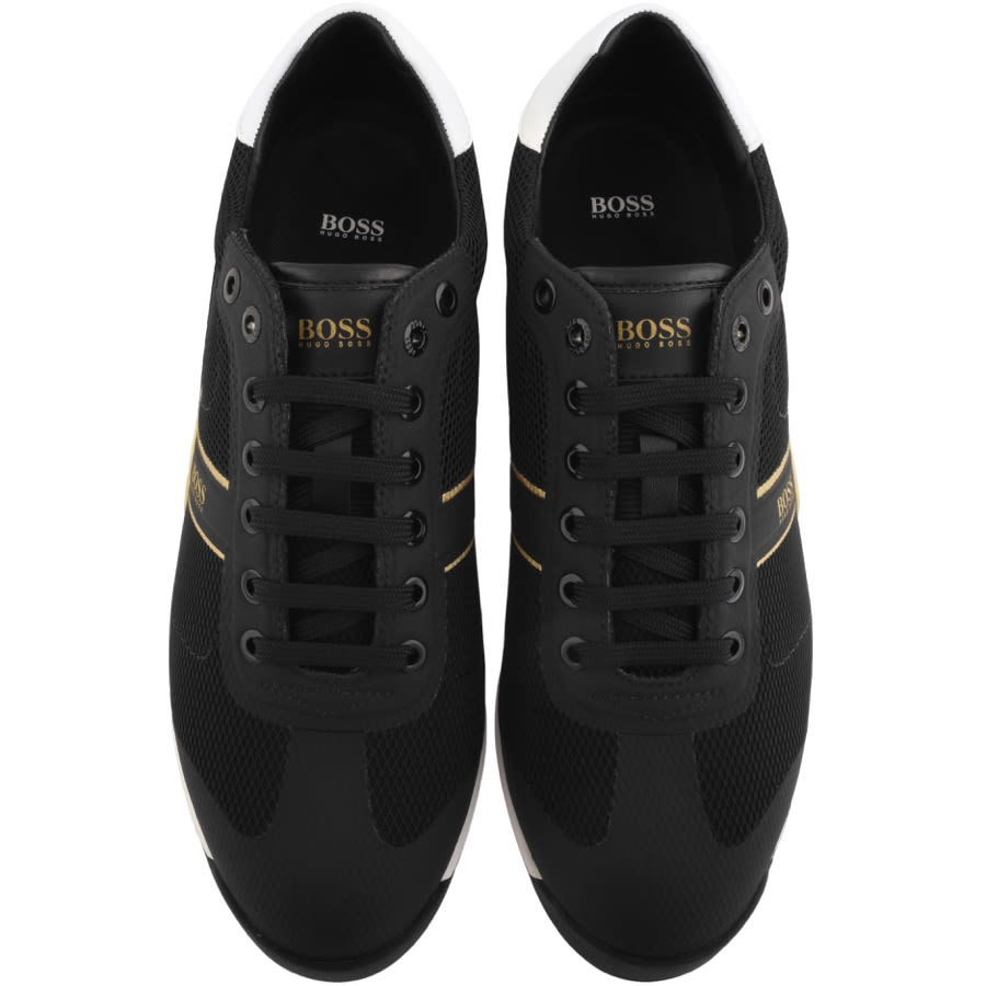Alternative Image for ProductBOSS HUGO BOSS Glaze Lowp Trainers Black3